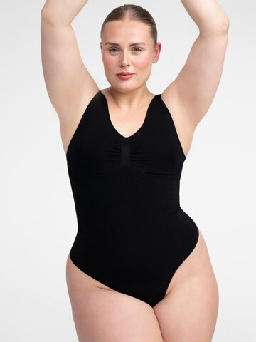 Body modelant 'Tank Bodysuit Sculpting Shapewear mit String' cfab (formerly creamy fabrics) en noir