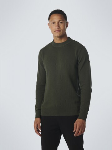 No Excess Sweater in Green: front