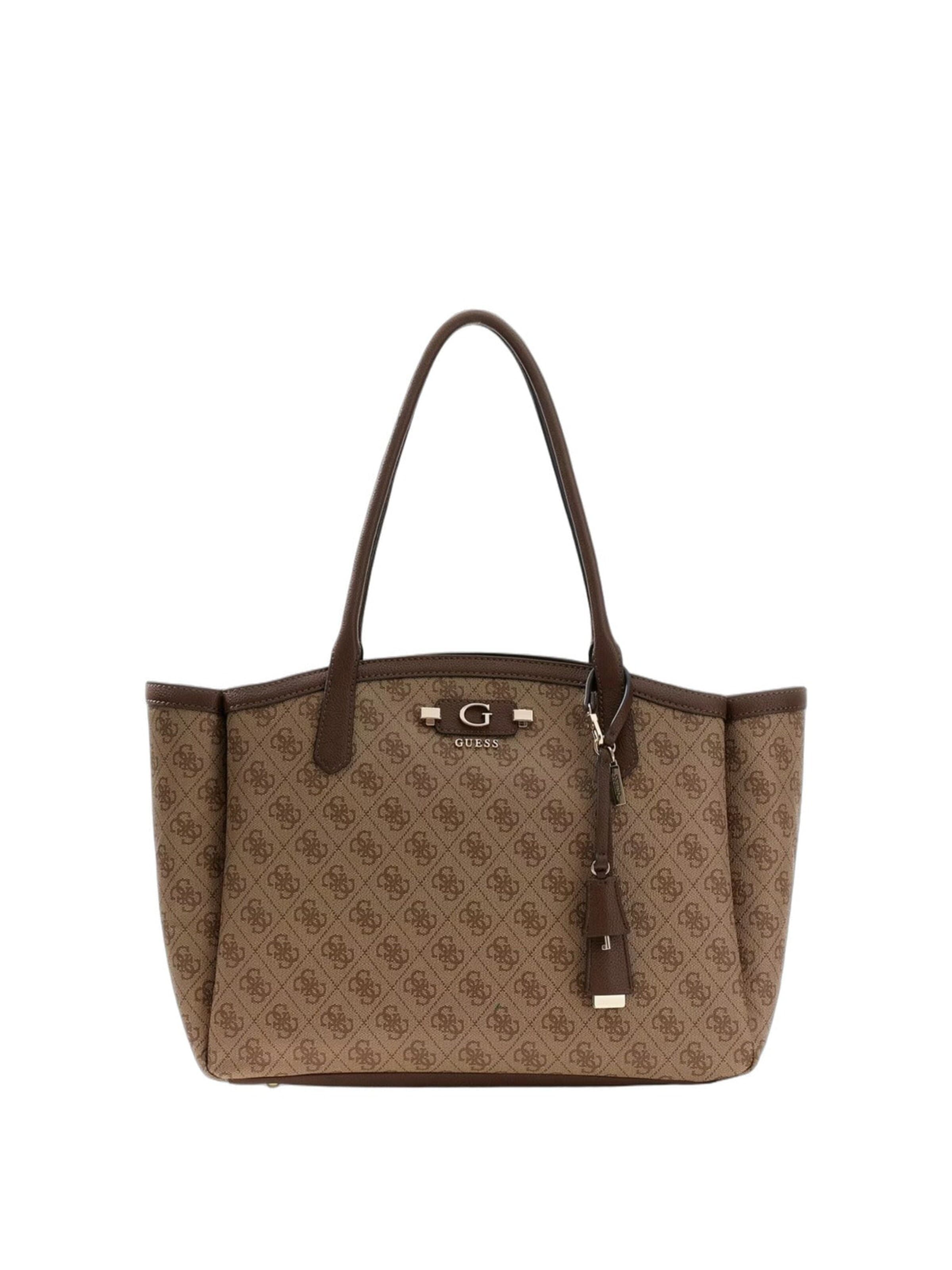 GUESS Nakupovalna torba 'Guess Cabas Lindsey Latte Logo' v velikosti One Size  | bež barva, Prikaz izdelka