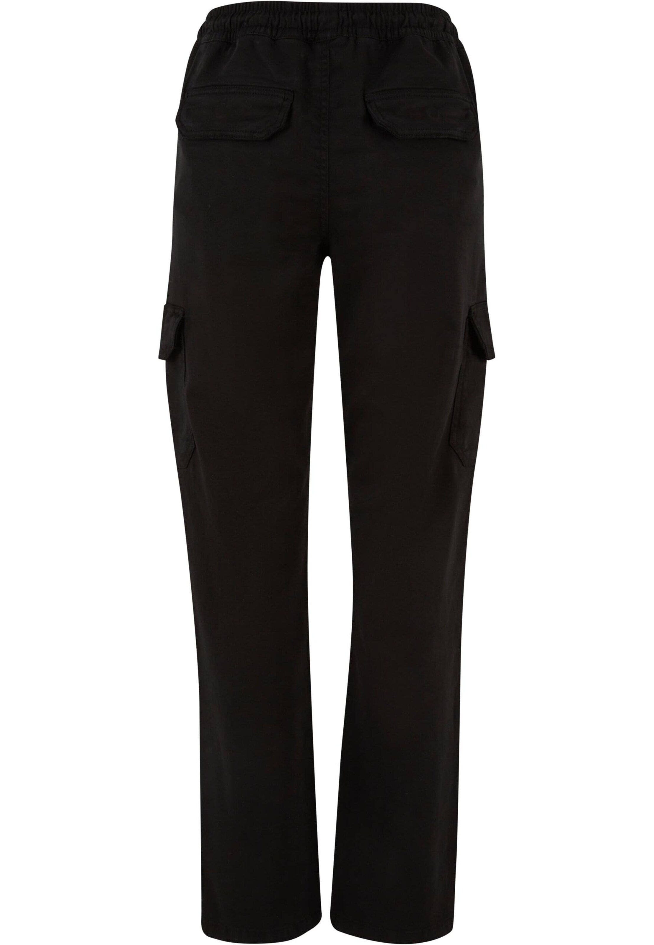 Urban Classics Regular Cargohose in Schwarz