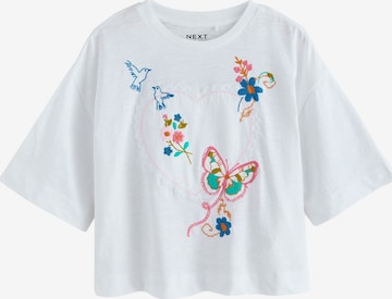 T-Shirt 'Heart' Next en blanc : devant