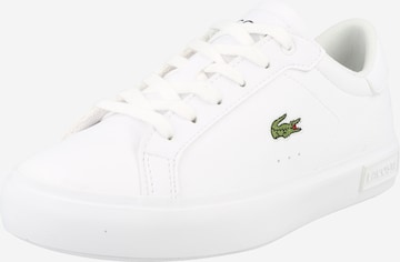 Sneaker di LACOSTE in bianco: frontale