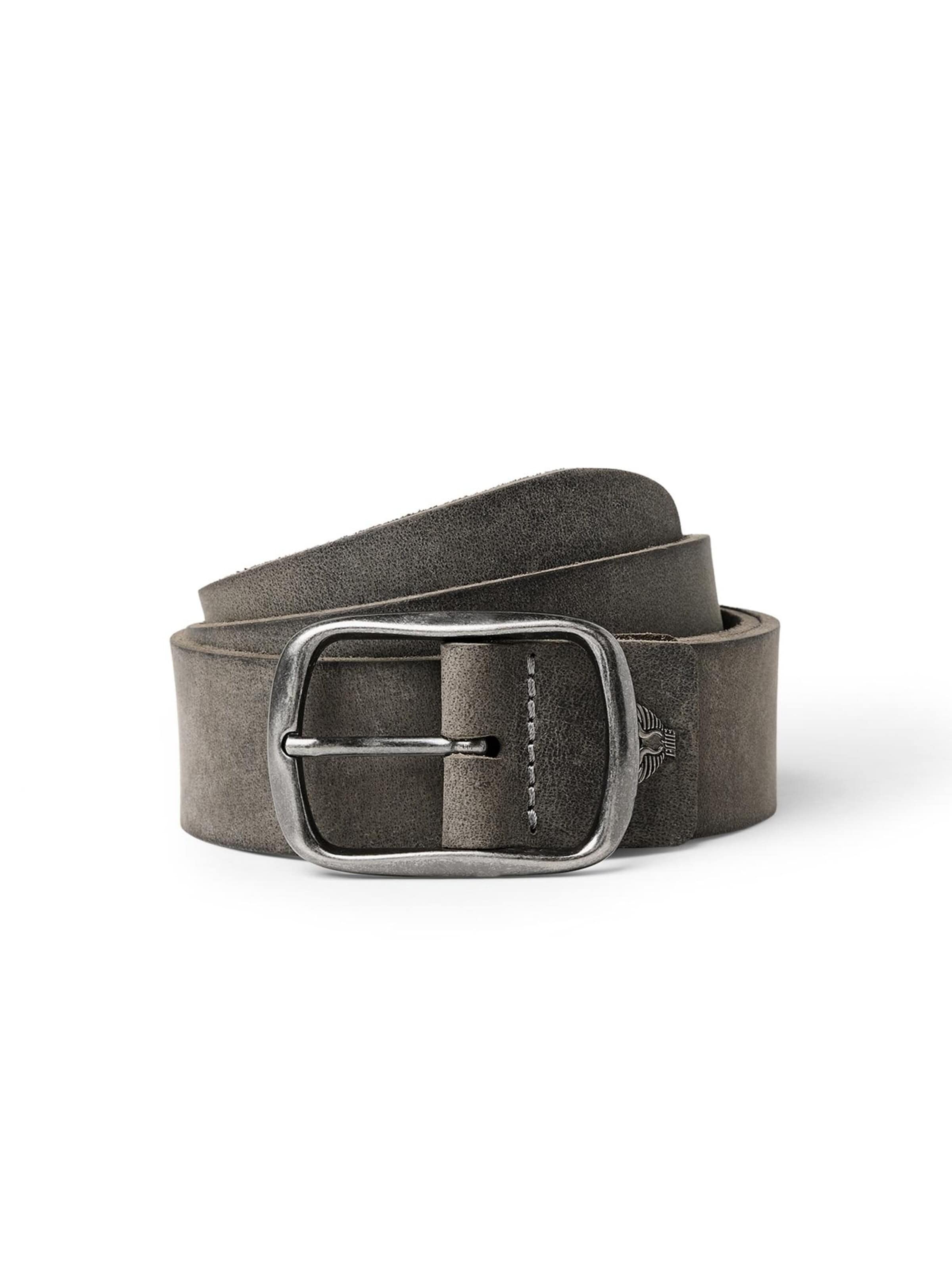 PME Legend Belt 'Leather belt' in Grey: front