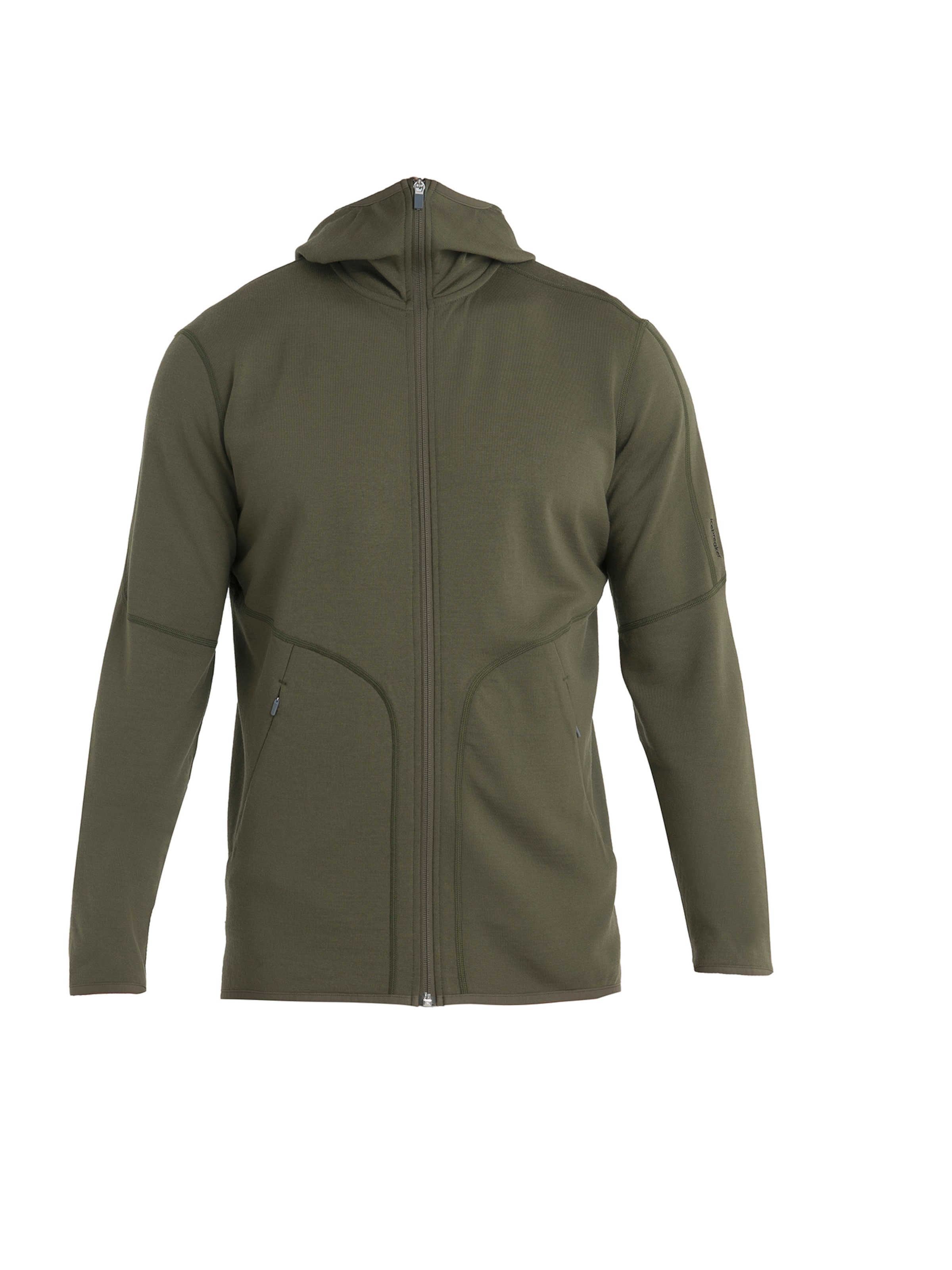 ICEBREAKERGornji dio trenirke 'Mer 560 Realfleece EleMtal II' - zelena boja: prednji dio