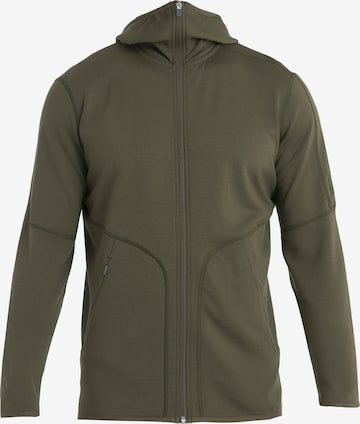 ICEBREAKER Sweatjacke 'Mer 560 Realfleece EleMtal II' in Grün: predná strana