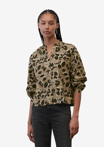 Marc O'Polo Blouse in Brown: front