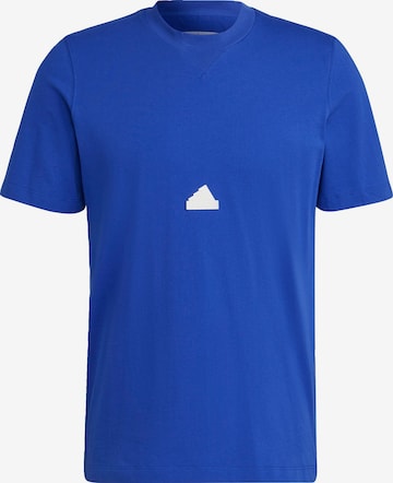 ADIDAS SPORTSWEAR - Camisa funcionais 'Classic' em azul: frente