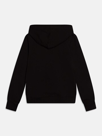 Calvin Klein Sweatshirt 'INST. LOGO REG. TERRY' in Schwarz