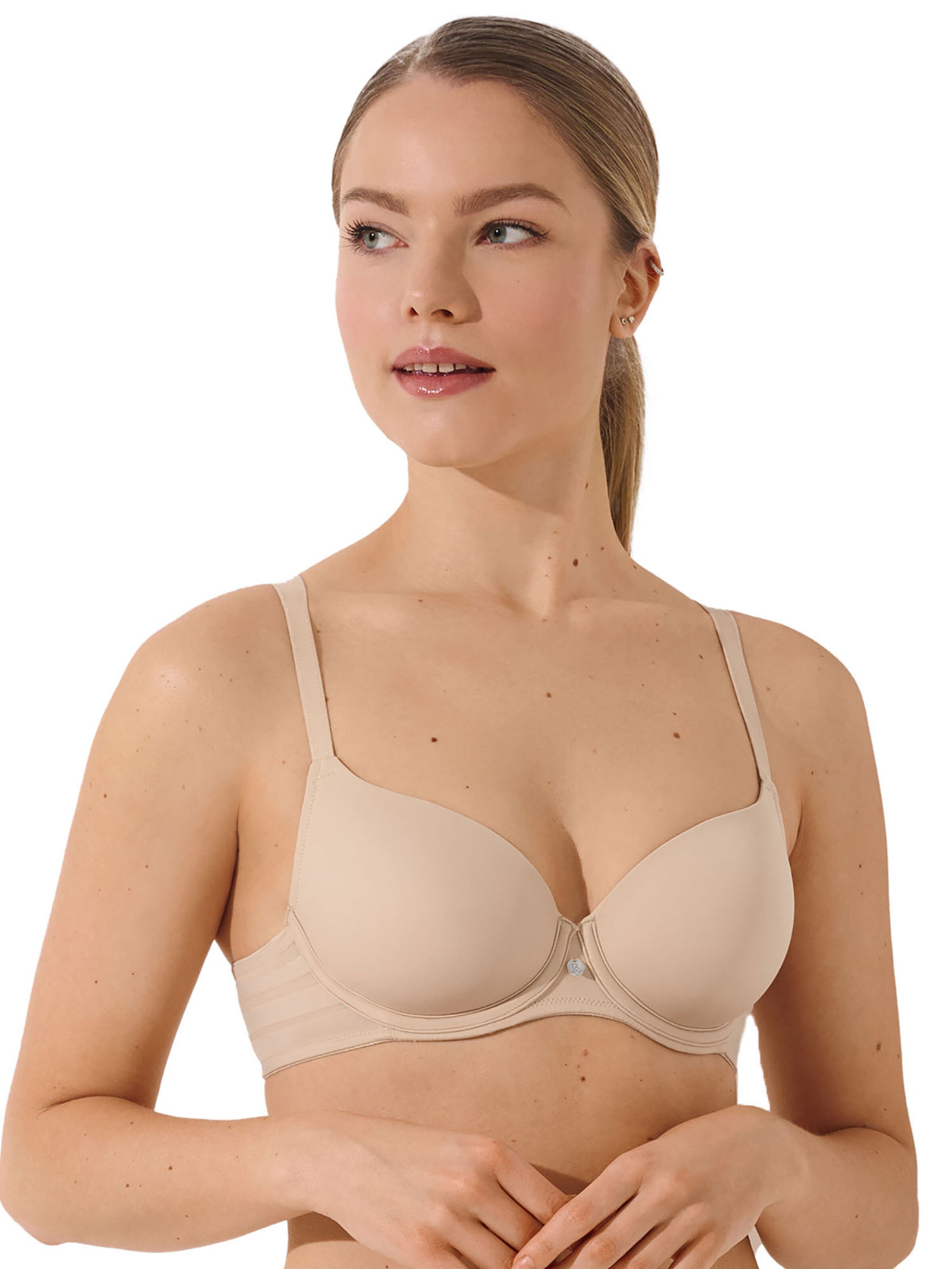 Lisca T-shirt Bra 'Alegra' in Beige