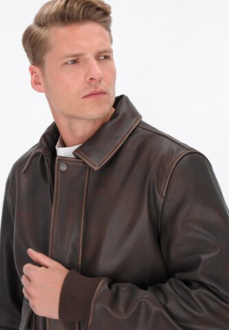 DreiMaster Vintage - Chaqueta de entretiempo en marrón