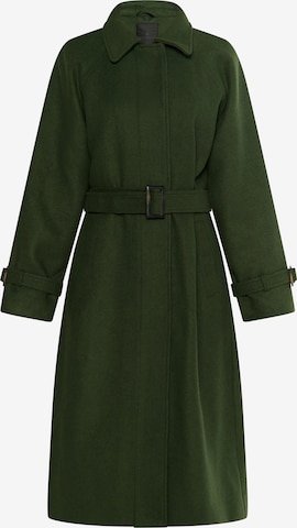 DreiMaster Klassik Between-Seasons Coat in Green: front