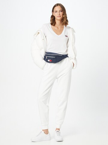 TOMMY HILFIGER Tapered Παντελόνι σε λευκό