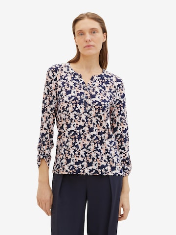 TOM TAILOR Bluse in Blau: predná strana