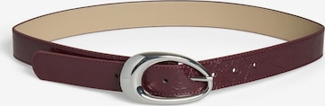 Ceinture 'PCNoyce' PIECES en rouge : devant
