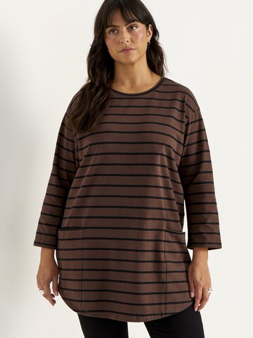 Cellbes of Sweden Tuniek in Bruin: voorkant
