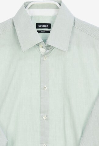 STRELLSON Button Up Shirt in M in Green