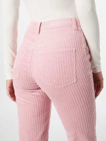ESPRIT Bootcut Spodnie w kolorze różowy
