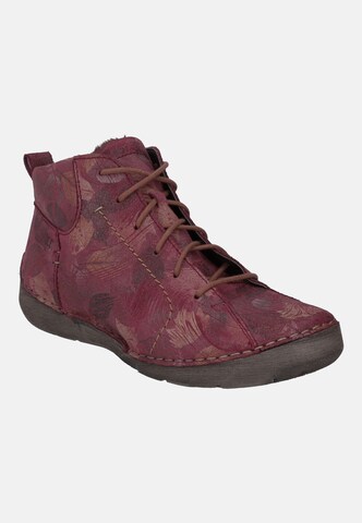 JOSEF SEIBEL Lace-up bootie 'Fergey 97' in Red