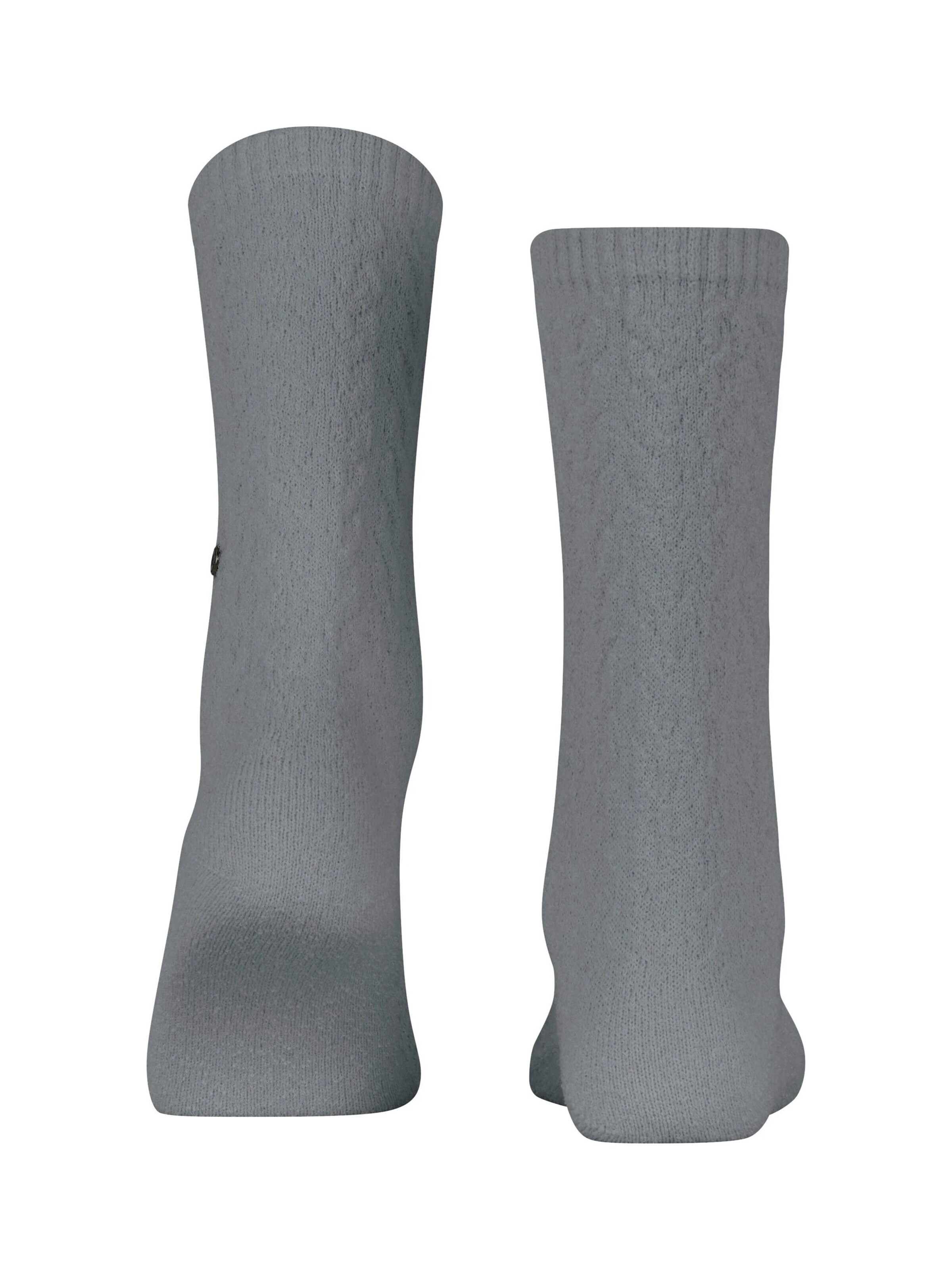 BURLINGTON Socks 'Cable' in Silver