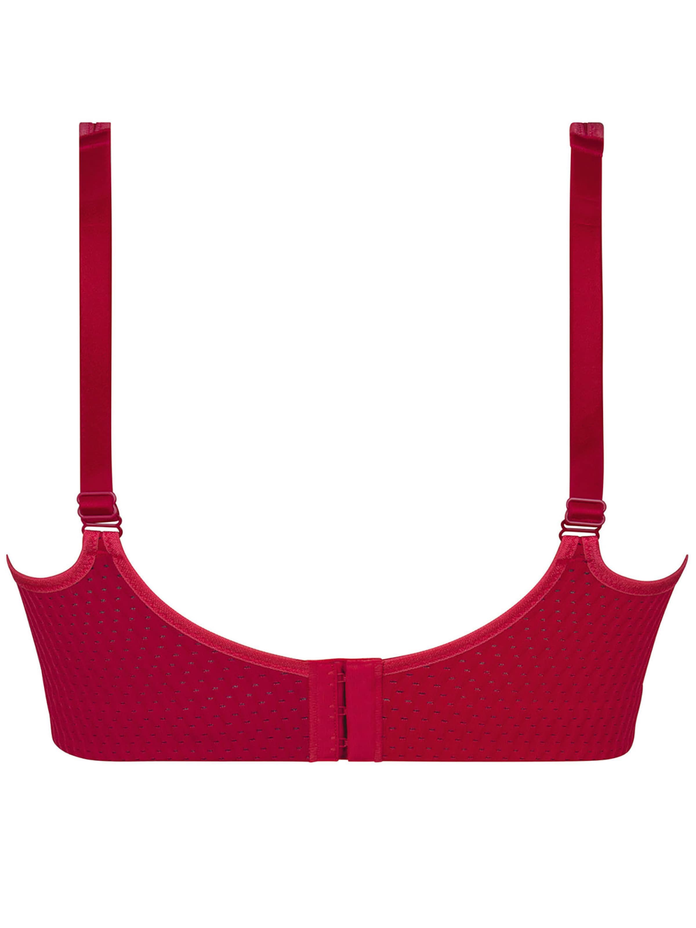 ANITA Bralette Bra 'air control DeltaPad' in Red