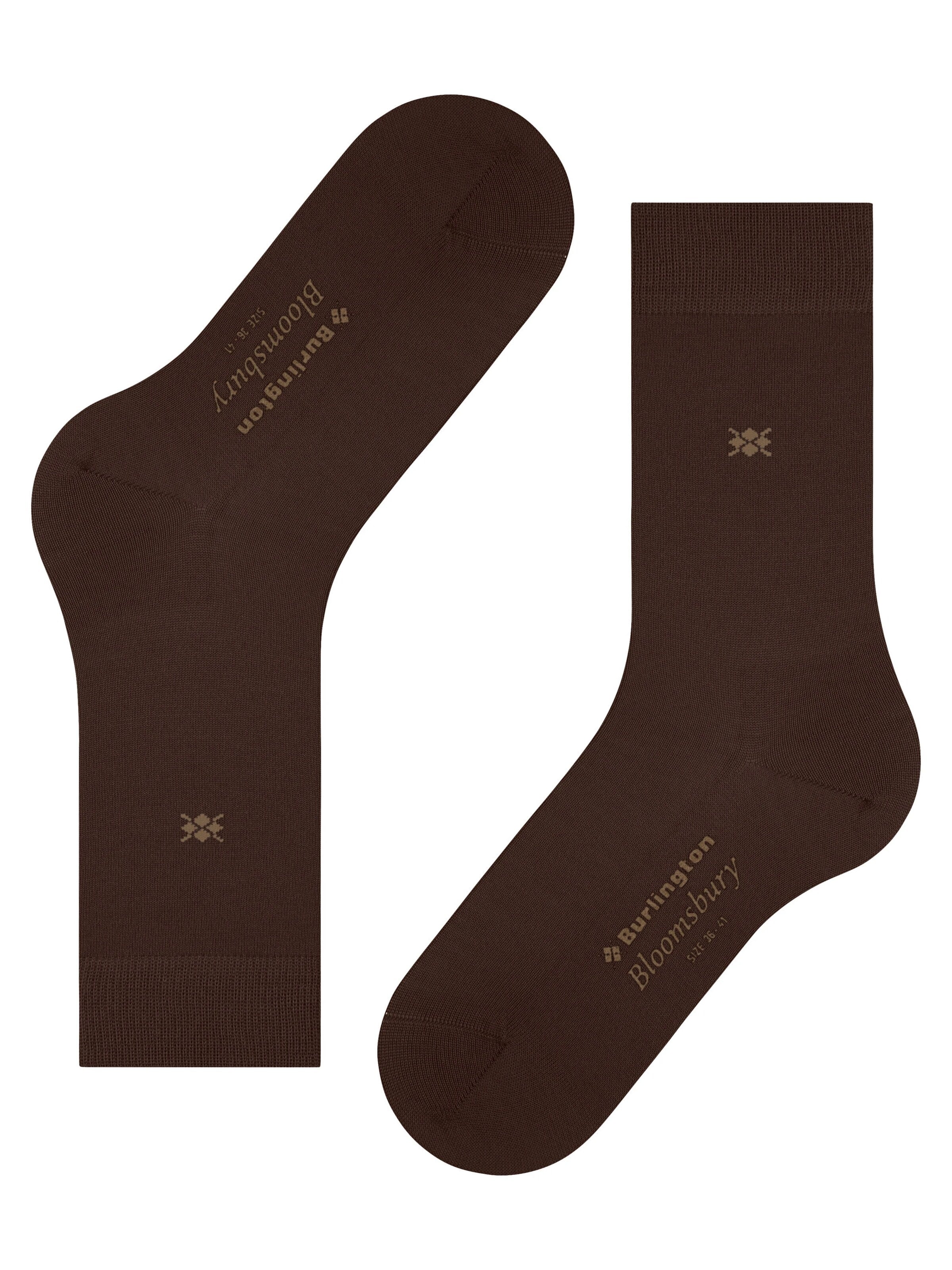 BURLINGTON Socks 'Bloomsbury' in Brown