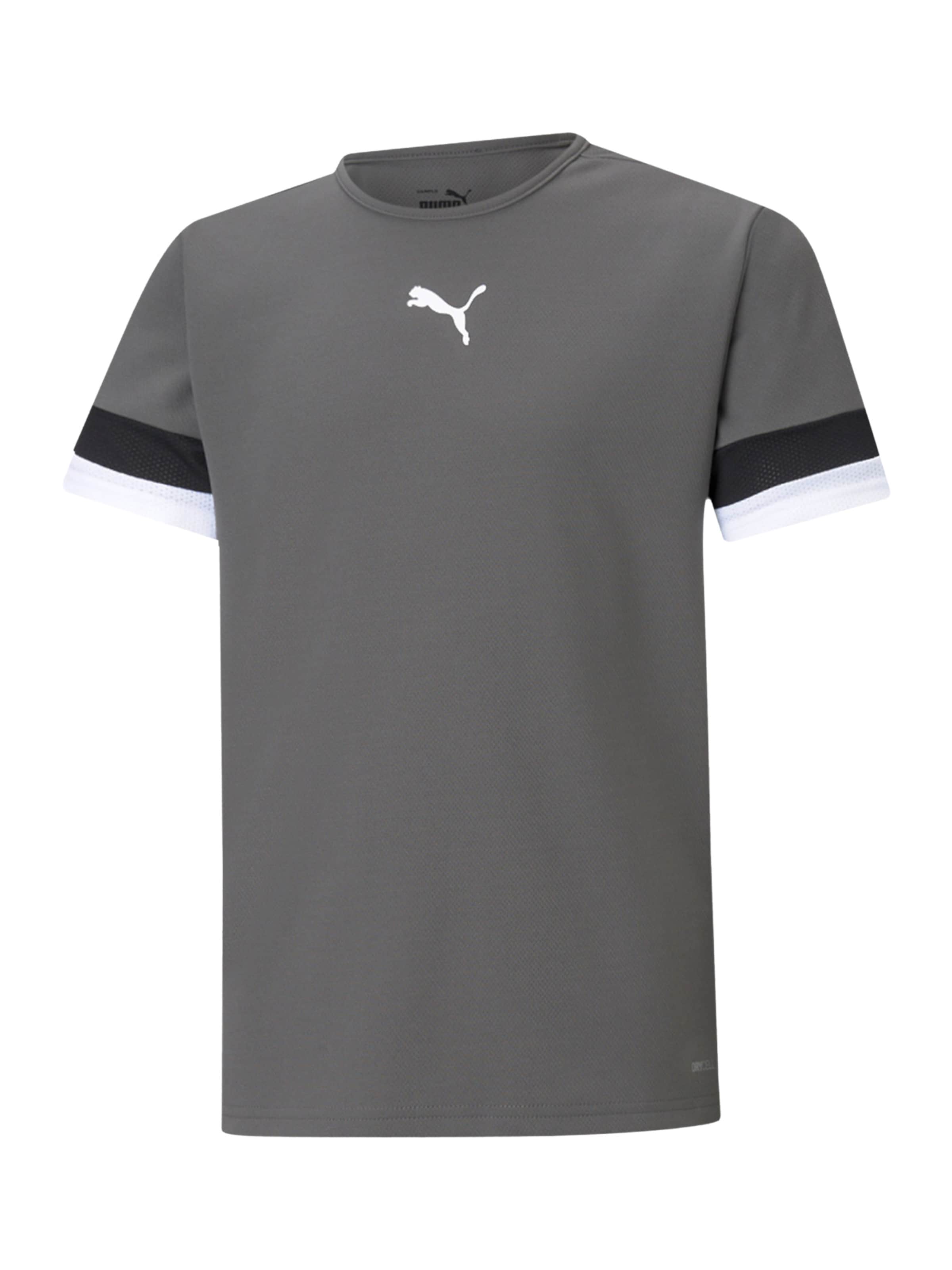 PUMA Performance Shirt 'TeamRise' in Grey: front
