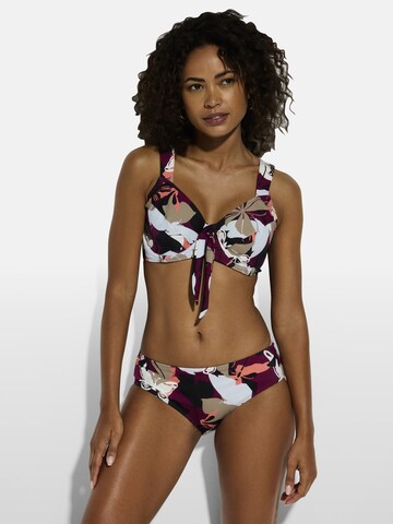bonprix Minimizer Bikini in Lila: Vorderseite