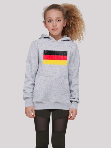 Sweat-shirt 'Germany Deutschland Flagge' F4NT4STIC en gris : devant