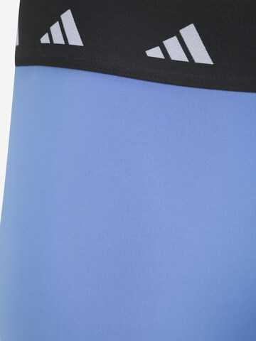 ADIDAS PERFORMANCE Skinny Sporthose 'Techfit' in Blau
