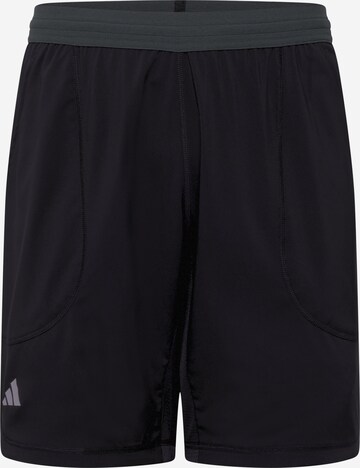 ADIDAS PERFORMANCE Workout Pants 'Aeroready 9-Inch Pro' in Black: front