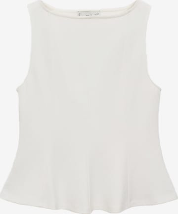 MANGO Топ 'COQUI' в бяло: отпред