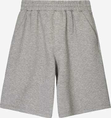 Bershka Trousers in Grey: front