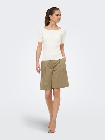JDY Pullover in Weiß