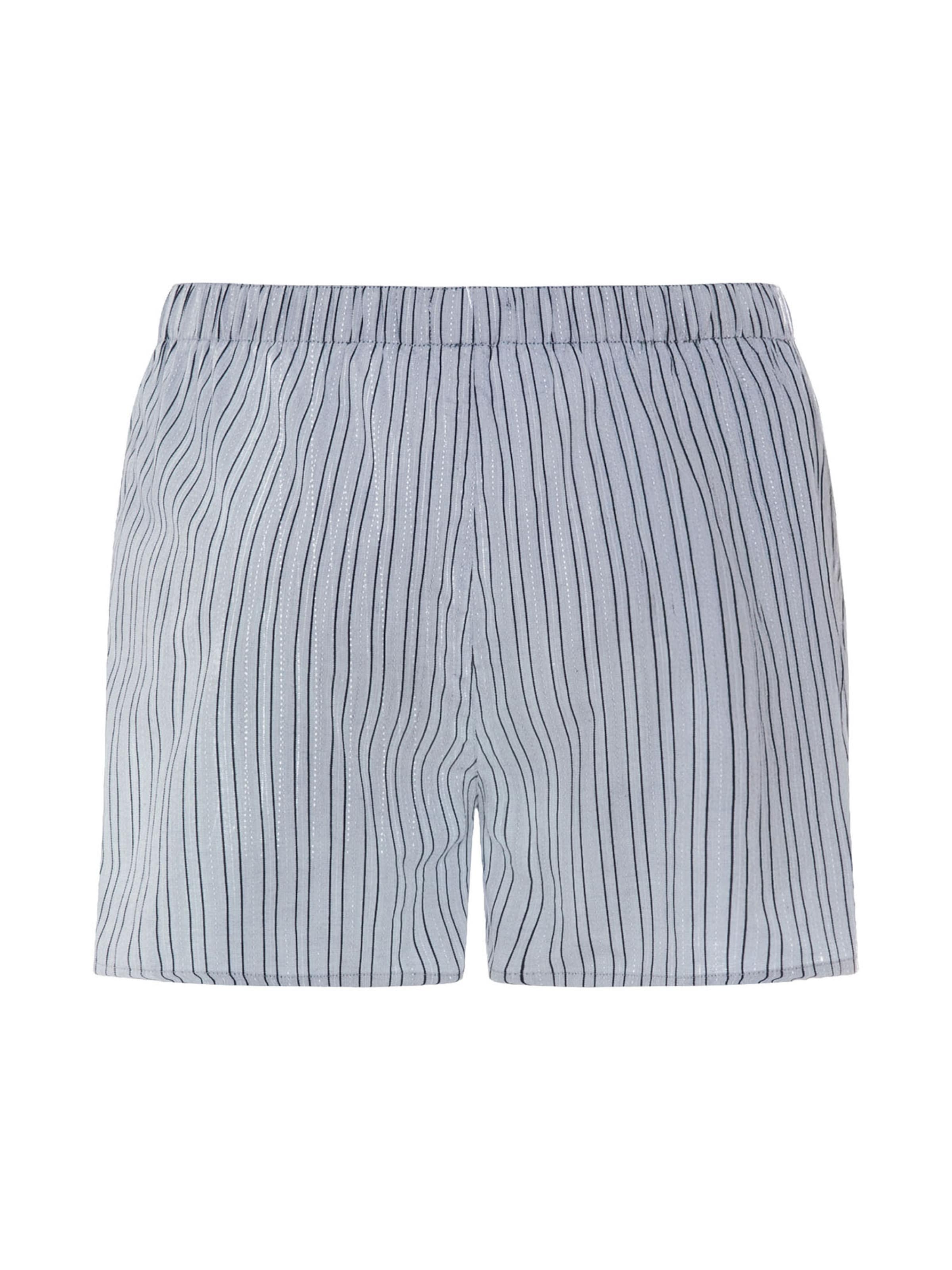 Hanro Boxershorts ' Fancy Woven ' in Blauw