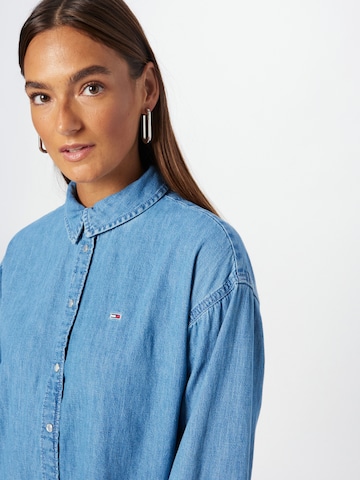 Tommy Jeans Blousejurk in Blauw