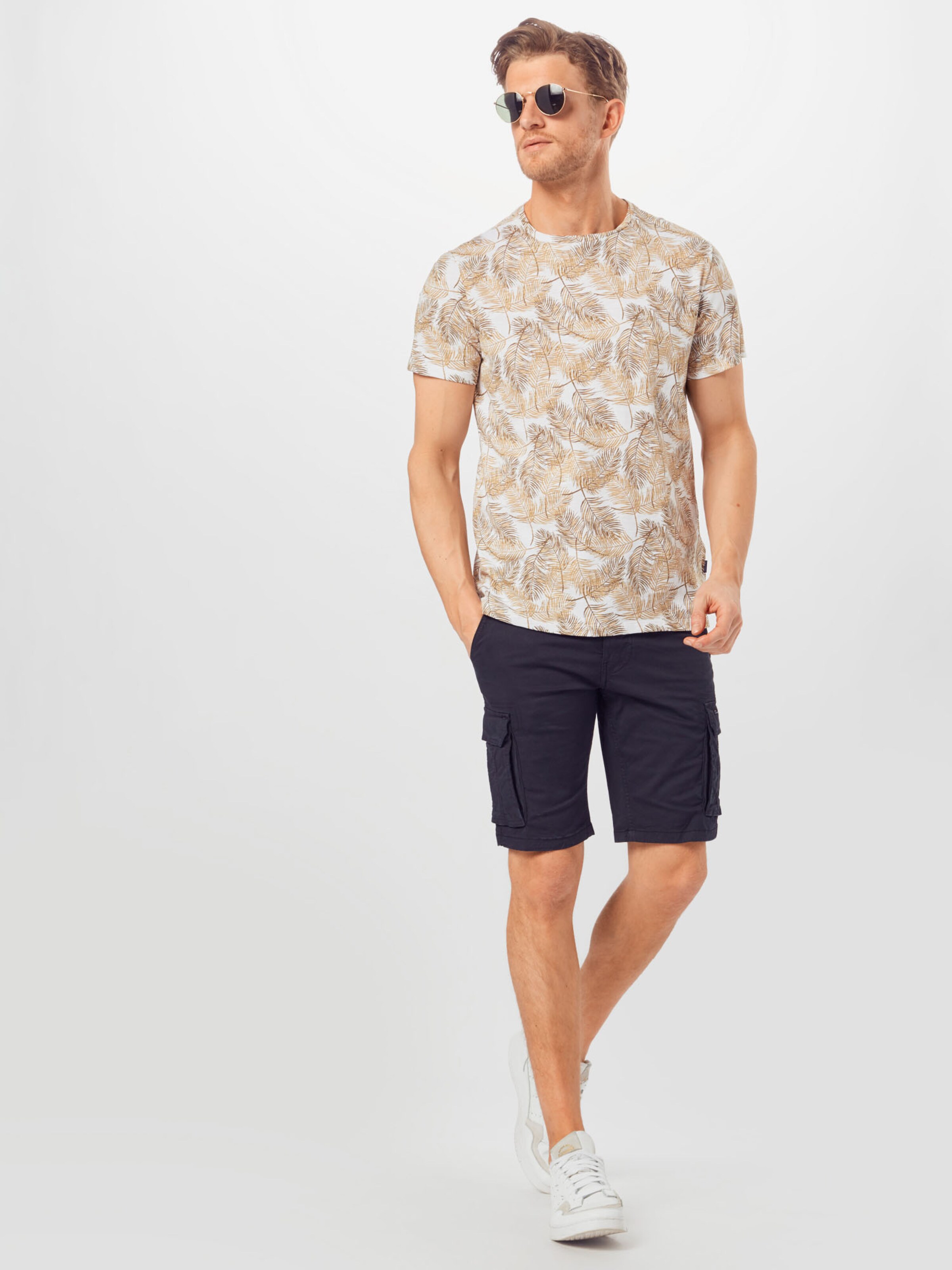 Männer Shirts BLEND T-Shirt in Braun, Hellbraun - KK25412 Männer Shirts BLEND T-Shirt in Braun, Hellbraun - KK25412