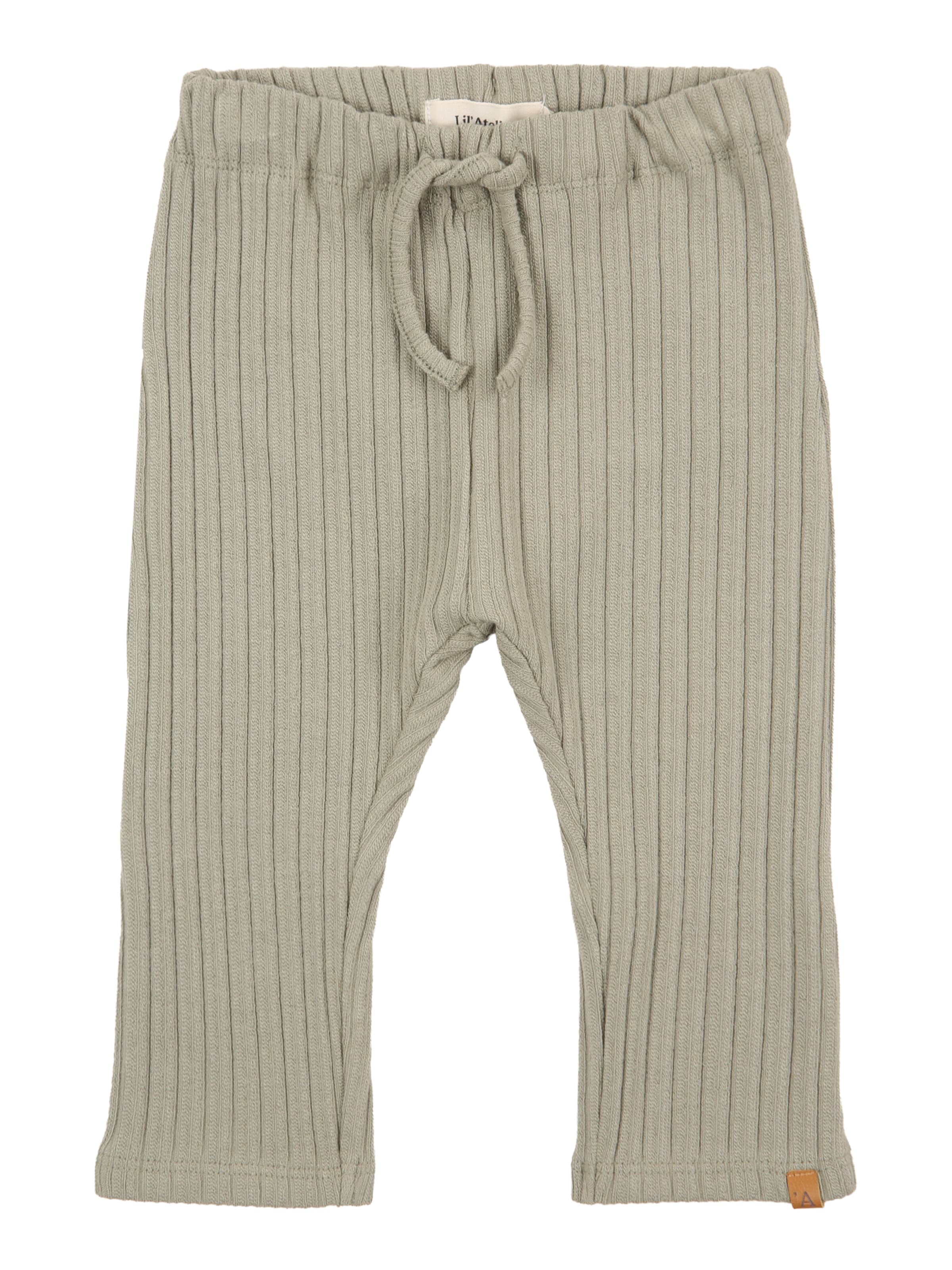 Lil'Atelier Regular Hose 'NBMTAO' in Grün: Vorderseite