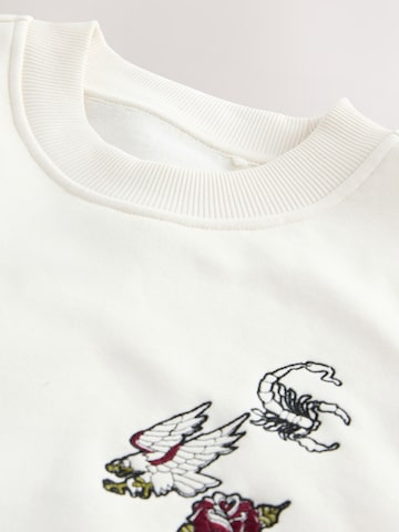 Next - Sudadera en blanco