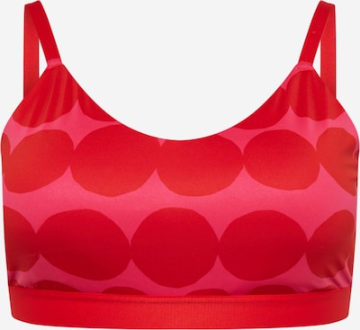 ADIDAS PERFORMANCE Soutien-gorge de sport en magenta / rouge, Vue avec produit