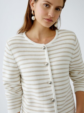 OUI Strickjacke in Beige