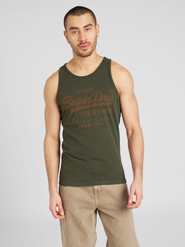 Superdry Shirt 'Heritage' in Green: front