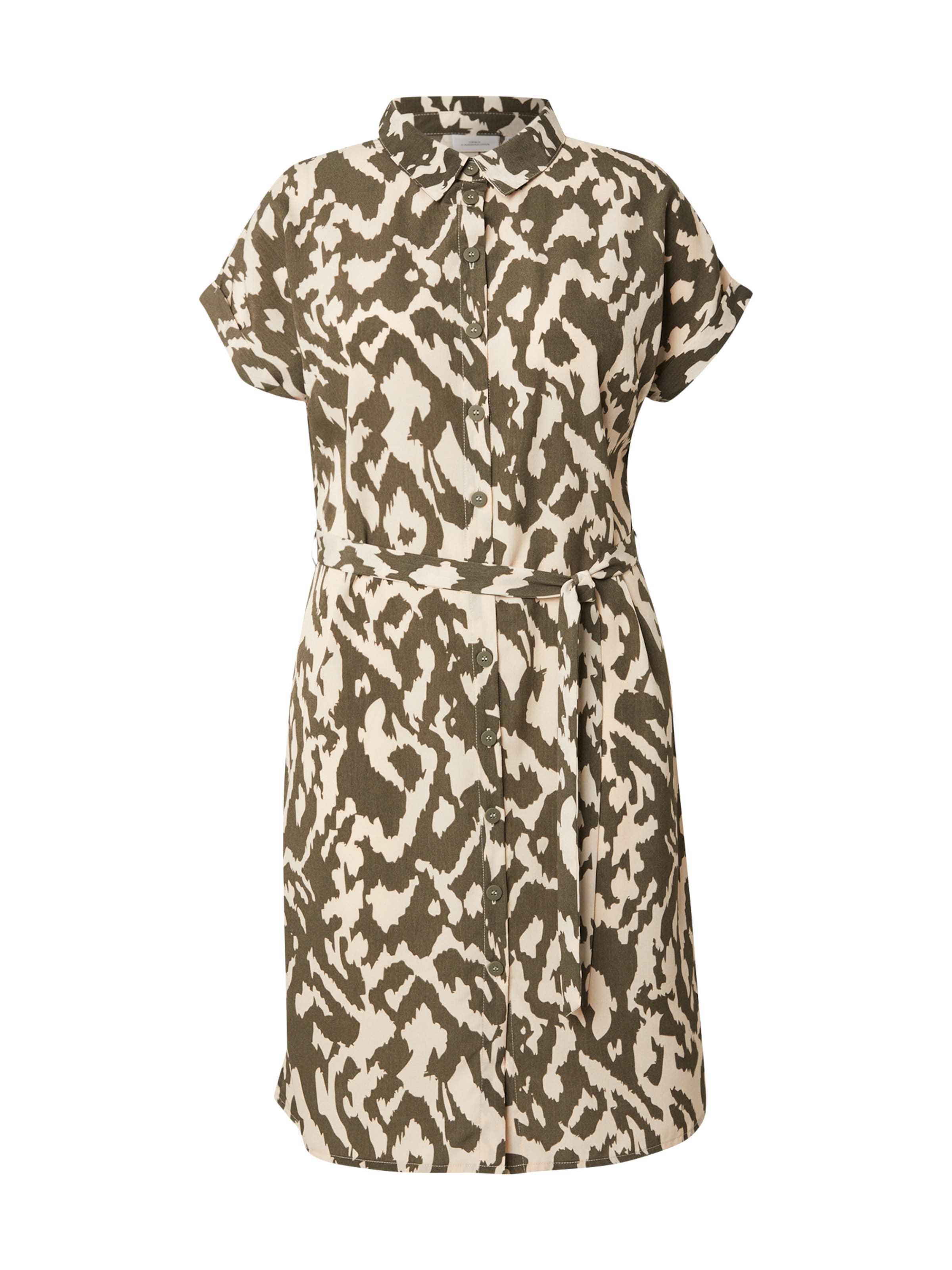 Robe-chemise 'CARDiega' ONLY Carmakoma en mélange de couleurs : devant