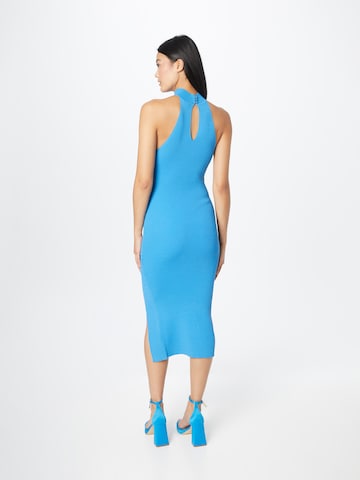 Gina Tricot Плетена рокля 'Mona' в синьо