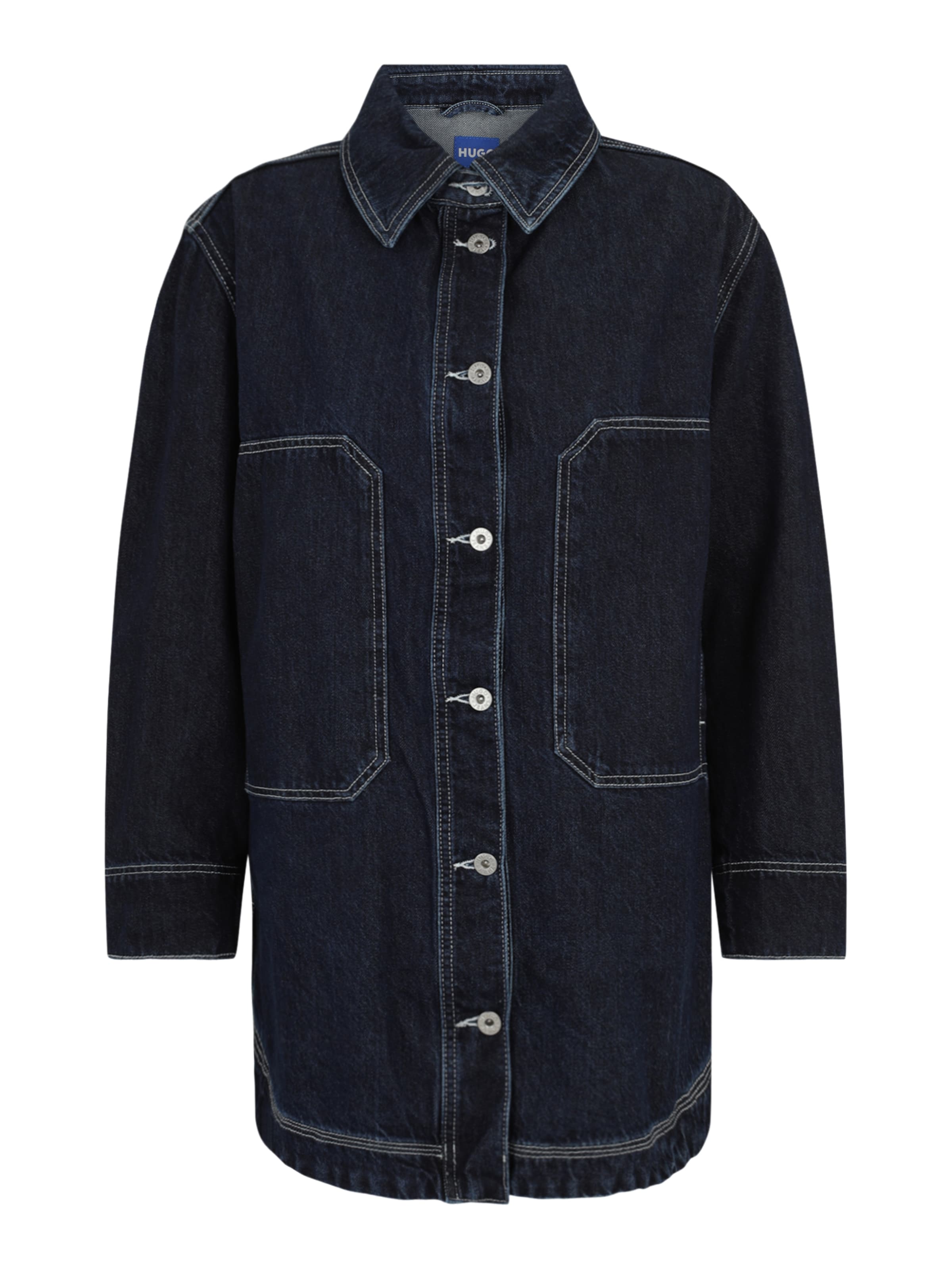 HUGO Tussenjas 'Galane_B' in Blauw: voorkant