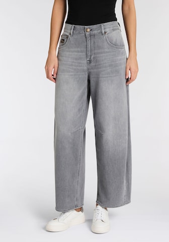 Herrlicher Wide leg Jeans in Grey: front