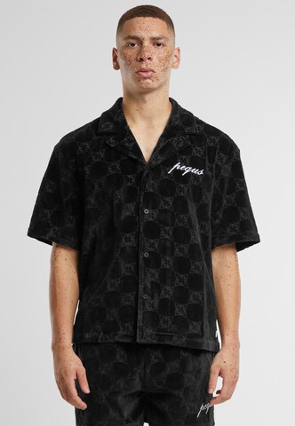 Coupe regular Chemise Pequs en noir : devant