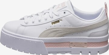 PUMA Ниски маратонки 'Mayze' в бяло