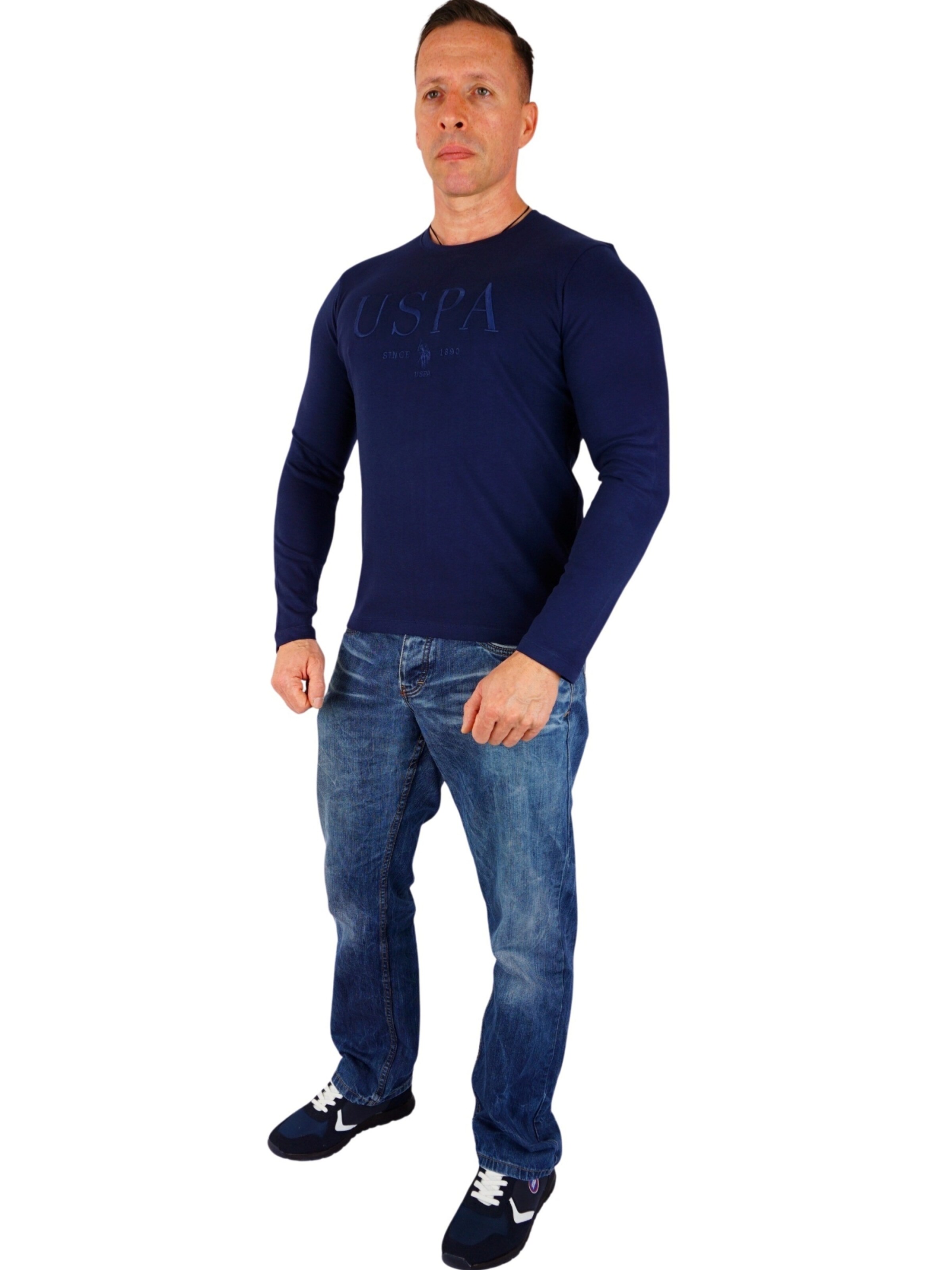 Maglietta di U.S. POLO ASSN. in blu