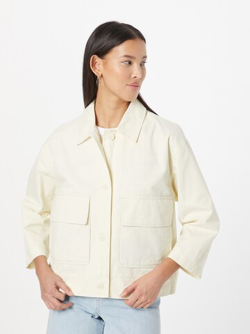 Wemoto Between-Season Jacket 'Maude' in White: front