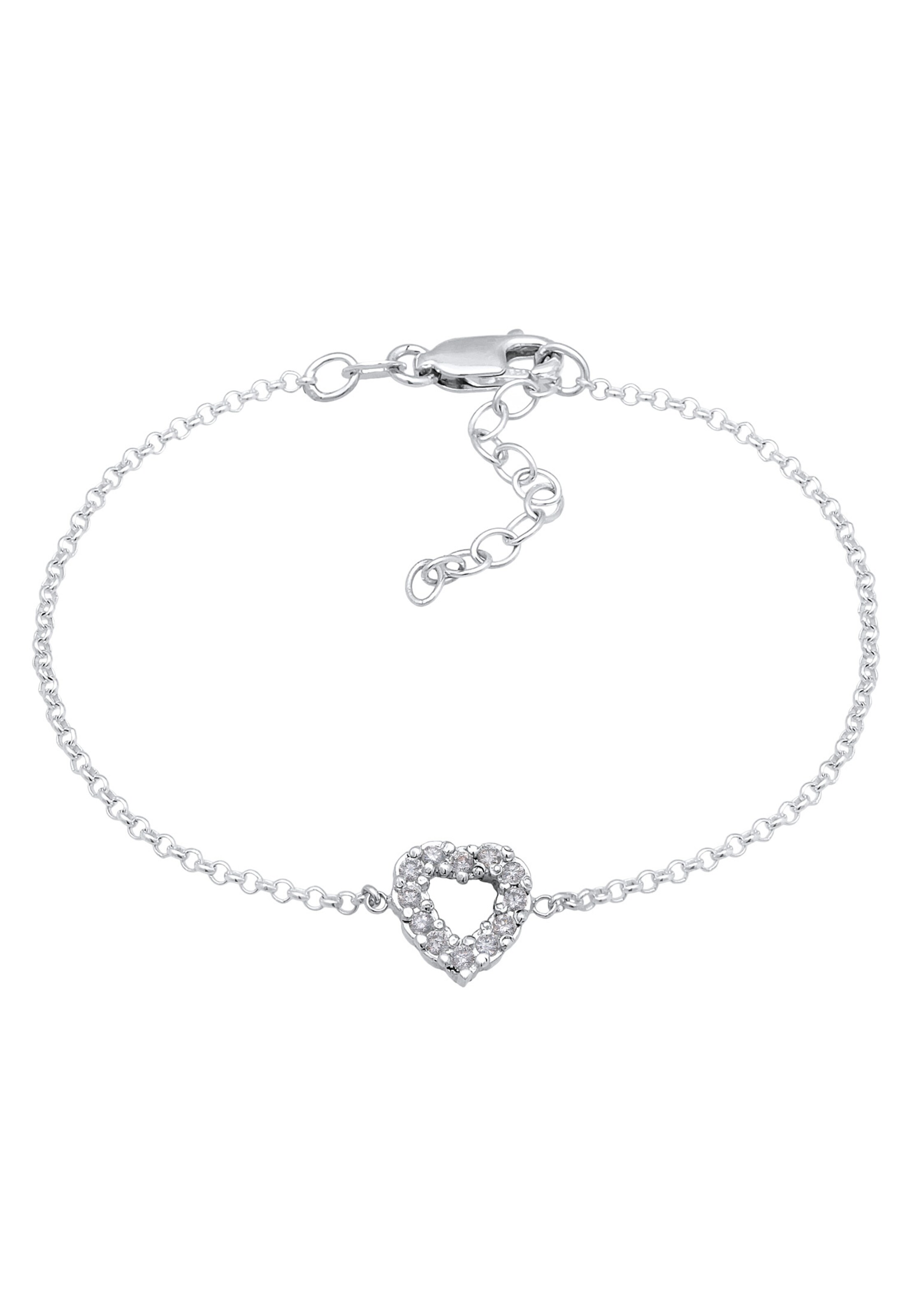 Elli DIAMONDS Bracelet in Silver: front